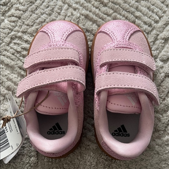 Infant/Toddler’s Adidas VL Court 3.0 Pink Sneakers - Picture 2 of 8